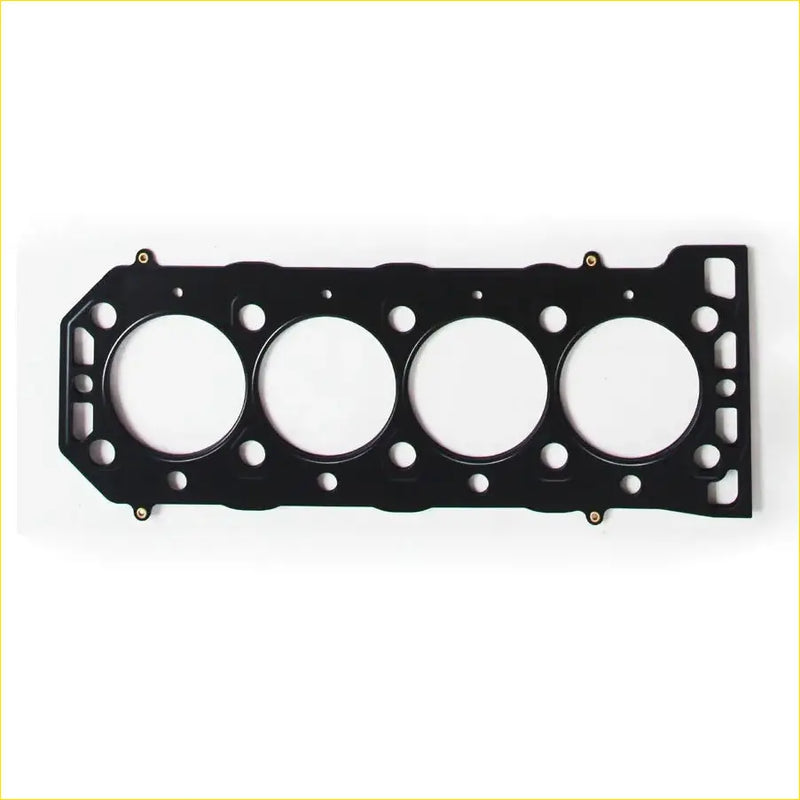 Black metal cylinder head gasket with four circular openings and mounting holes for rover 75 18k4g turbo engine