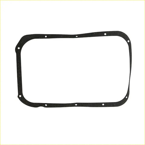 Black rubber gasket with rounded corners and mounting holes for gasket pro starlet 12v 1.2l and corolla tercel oil pan