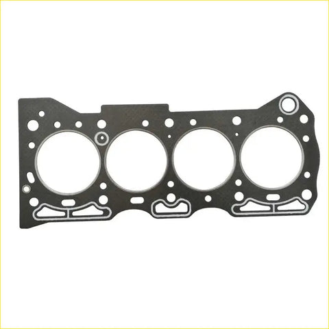 Black engine head gasket with four circular openings and small holes for suzuki swift 16v g13bb engine