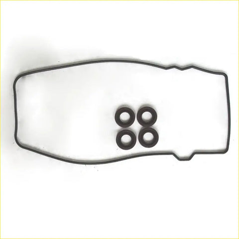 Black rubber gasket with four black o-rings for gasket pro toyota 4 runner hilux ii 3rzfe valve cover set