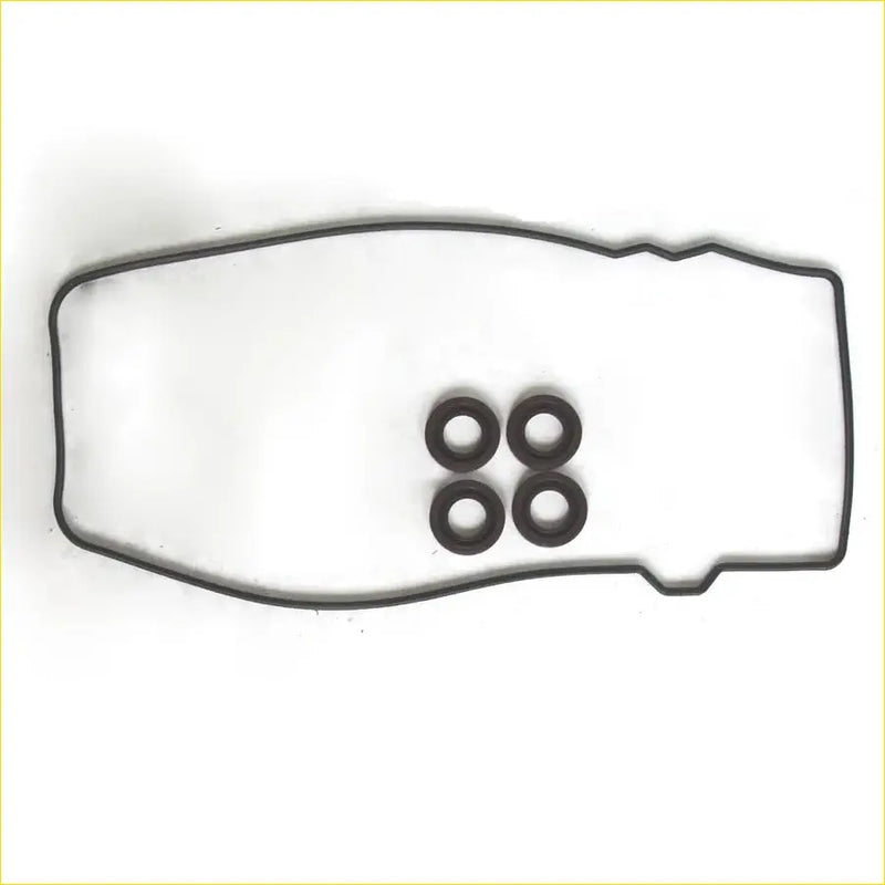 Black rubber gasket with four black o-rings for gasket pro toyota 4 runner hilux ii 3rzfe valve cover set