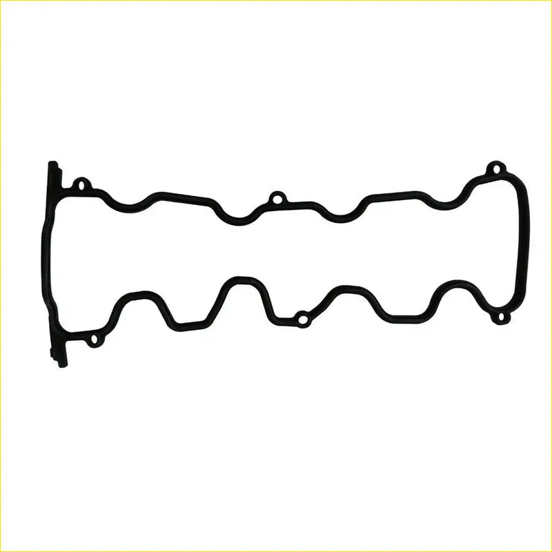 Black rubber valve cover gasket with wavy segmented design and mounting holes for toyota camry corolla liteace corona