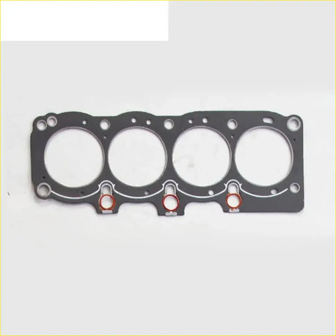 Black engine head gasket with four circular openings and red-ringed bolts for toyota cresta corolla camry 4sfe 1.8 coupe