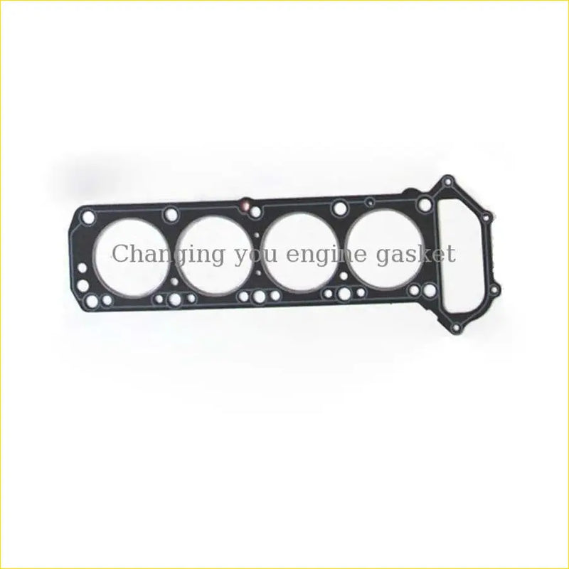 Black gasket pro engine head gasket with four circular openings and rectangular cutout for nissan z20 truck 2.0