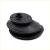 Black rubber gear lever cover with concentric layers and central threaded hole for daihatsu hijet s60 1977-1981