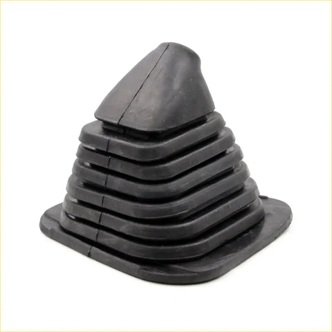 Black rubber gear shift boot with conical tiered design for toyota hilux rzn168 rzn173 double cab gear lever cover