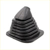 Black rubber gear lever cover shift boot with conical tiered design for toyota hilux single cab 1997-2005