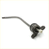 Metallic gray gear shift housing with black plastic and white rubber boot for toyota hilux rn20 rn25 rn27 1972-1978