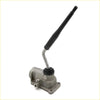 Gear shift housing for toyota hilux rn30 rn36 rn40 1978-1983 with gray metal lever and black rubber grip