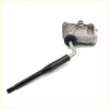 Silver metallic brake master cylinder with black rubber boot and long black shaft for toyota hilux gear shift housing