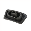 Black rubber gear shift lever boot cover for ram heavy duty 2500 2011 to 2021 shown from the back side