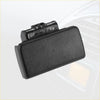 Black plastic glove box latch handle clip for toyota matrix 2003-2008 with textured surface and molded label