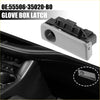Gray plastic glove box latch handle for toyota 4runner 2003-2009 with black internal mechanism and metal pull tab