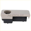 Beige and black plastic car window switch cover with circular cutout for glove box lock latch handle lid toyota 4runner