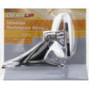 Gearup Universal Fit Door Mirror Rectangle Chrome