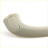 Beige plastic grab handle for Toyota Hilux SR5 MK6 2004-2013 with smooth curved design and integrated button