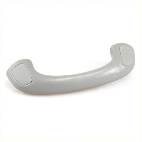 Gray plastic a-pillar grab handle for toyota hilux sr5 2004-2013 with smooth curved design and two grip pads