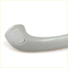 Gray plastic a-pillar grab handle for toyota hilux sr5 mk6 2004-2013 with smooth curved design and integrated button