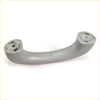 Gray plastic a-pillar grab handle for toyota hilux sr5 mk6 2004-2013 with molded grips and internal mounting slots