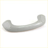 Gray plastic A-pillar grab handle for Toyota Hilux SR5 MK6 2004-2013 with smooth curved design and two rectangular grips