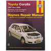 Haynes Repair Manual Suits Toyota Corolla 97-06 92728