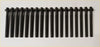 Black metal head bolts set with threaded shafts and hex heads for cherokee voyager and grand maxus lti tx4 2001-2008