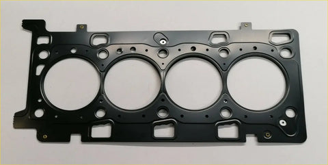 Black engine head gasket with four circular openings and matte finish for movano master x220d x250d navara nv400 2.3