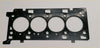 Black head gasket with four circular openings and textured surface for movano master x220d x250d navara nv400 engines