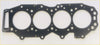 Black rubber head gasket with four circular openings and mounting holes for ford ranger everest mazda bt50 2006 model