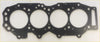 Black engine head gasket with four circular openings and rectangular cutout for ford ranger everest mazda bt50 2006