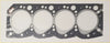 Black engine head gasket with four circular openings and small holes for toyota hilux surf dyna hilux hiace 4runner 2.8d 3l