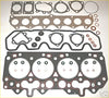 Black and red 1.60mm head gasket set with circular cutouts valve cover seals and o-rings for Land Rover Defender Discovery