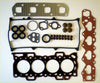 Set of black red and metallic silver engine head gaskets and seals for hijet charade sportrack rocky feroza terios