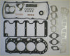 Black rubber head gasket set with metal flanges and assorted seals for holden jackaroo rodeo monterey 3.0 dti td 4jx1