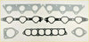 Set of metallic silver and black head gaskets with precise cutouts for Mitsubishi Challenger Pajero Sport 3.0 6G72 VRS engine