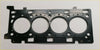 Black engine head gasket with four circular openings and matte finish for movano master x220d x250d navara nv400 2.3 dci