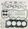 Head gasket set for Navara d22 d40 pickup cabstar pathfinder 2.5 dci with metallic and black rubber gaskets seals o-rings bolts