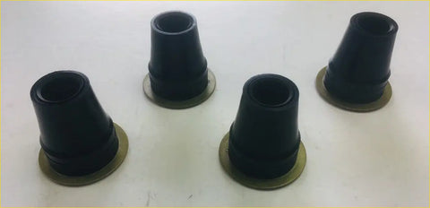 Black rubber cone-shaped foot grips with metallic bases for head gasket set on nissan x-trail 2.2 di td turbo diesel