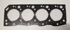 Black engine head gasket with four large circular openings and textured surface for toyota hilux surf 4 runner landcruiser hiace