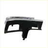 Black and chrome head light door for toyota hilux 1988-1997 with sleek glossy automotive front bumper cover finish