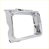 Chrome finished headlight bezel with sleek rectangular design and rounded corners for toyota hilux 4wd 1988-1997