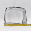 Chrome finished rectangular head light door lh trim with polished metallic surface for toyota hilux 4wd 1988-1997