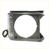 Gray plastic headlight door lh with clear ribbed lens and wiring for toyota hilux 2wd ln30 rn41 back side view