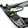 Black plastic back side car window regulator with green wiring and white connector for toyota hilux 2wd 78-83 rhs headlight door