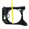 Back side of black plastic car speaker mounting bracket with circular cutout and wiring for toyota hilux 2wd 1979-1982 headlight door set