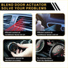 Black heater blend door actuator for toyota sienna 2004-2010 shown from the back side for climate control system