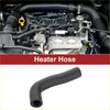 Heater hose for toyota highlander 3.5L 2008-2016 black rubber with reinforced ribbed texture