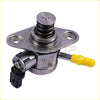 Silver metallic high pressure fuel pump for ford f150 2017-2019 with yellow handle and black electrical connector