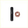 Black threaded high tensile turbo charger stud with copper hex nut for ford territory sx sy barra kit