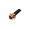 A copper-colored hex head high tensile turbo charger stud with black threaded shaft for mazda cx-7 2.3l petrol